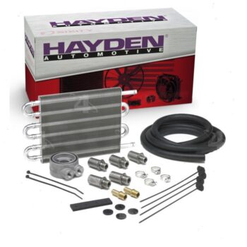 Hayden Engine Oil Cooler for 1957-2004 Oldsmobile 442 88 98 Achieva Alero Aurora Bravada Calais Classic 98 Custom 3.8L 4.3L 5.7L V6 V8