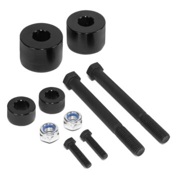 J2 Black 2" Drop Aluminum Differential/Skid Plate Drop Kit Spacers For 95-04 Tacoma 2.7L 3.4L 4WD