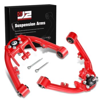 J2 Red 2-4" Lift Front Upper Control Arm For 99-06 Chevrolet Silverado GMC Sierra 1500