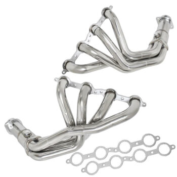 Manzo Long Tube Exhaust Manifold Manifold For 05-13 Chevy Corvette 6.0L 6.2L C6