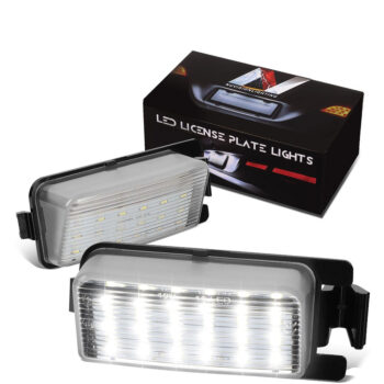 Nuvision NVL-LPL-015 White LED License Plate Light For 07+ Nissan Cube 350Z 370Z GTR Sentra Leaf Versa/Infiniti G25 G35 G37 Q40 Q60
