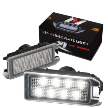 Nuvision NVL-LPL-027 White LED License Plate Light For 15-17 Dodge Viper/13-19 Fiat 500/14+ Jeep Grand Cherokee/17-21 Maserati Levante