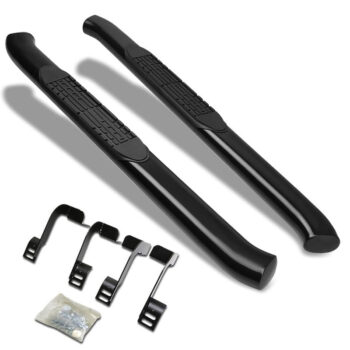 (Curved End Oval Black) Running Board Nerf Bar For 09+ Ram 1500/2500/3500 [Standard Cab]