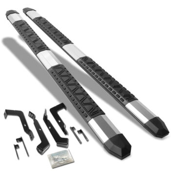 (Extruded Trapezoid Metal) Running Board Nerf Bar For 02-08 Dodge Ram 1500/03-09 Dodge Ram 2500 3500 [Crew Cab]