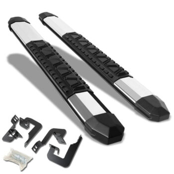 (Extruded Trapezoid Metal) Running Board Nerf Bar For 04-14 Ford F-150 (P221 11th, P415 12th Gen) [Standard Cab]