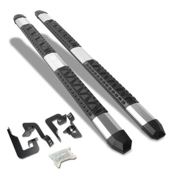 (Extruded Trapezoid Metal) Running Board Nerf Bar For 04-14 Ford F-150 (P221 11th, P415 12th Gen) [Extended Cab]