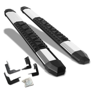 (Extruded Trapezoid Metal) Running Board Nerf Bar For 99-16 Ford F-250/350/450/550 Super Duty (PHN131) [Standard Cab]