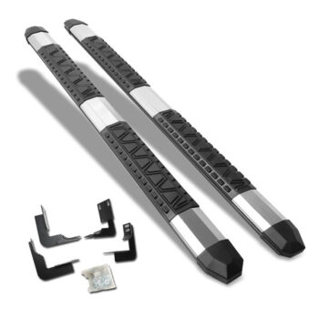 (Extruded Trapezoid Metal) Running Board Nerf Bar For 99-16 Ford F-250/350/450/550 Super Duty (PHN131) [Extended Cab]