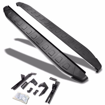 (Flat Trapezoid Pad Metal) Running Board Nerf Bar For 06-12 Toyota RAV4 (XA30 3rd Gen)