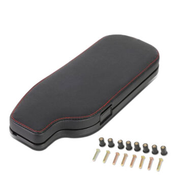 Front Blac/Red Flip Up Center Console Lid Kit Assembly For 13-20 FRS/BRZ/86 Gen1
